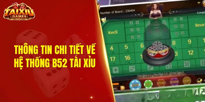 Thông tin chi tiết về hệ thống B52 tài xỉu